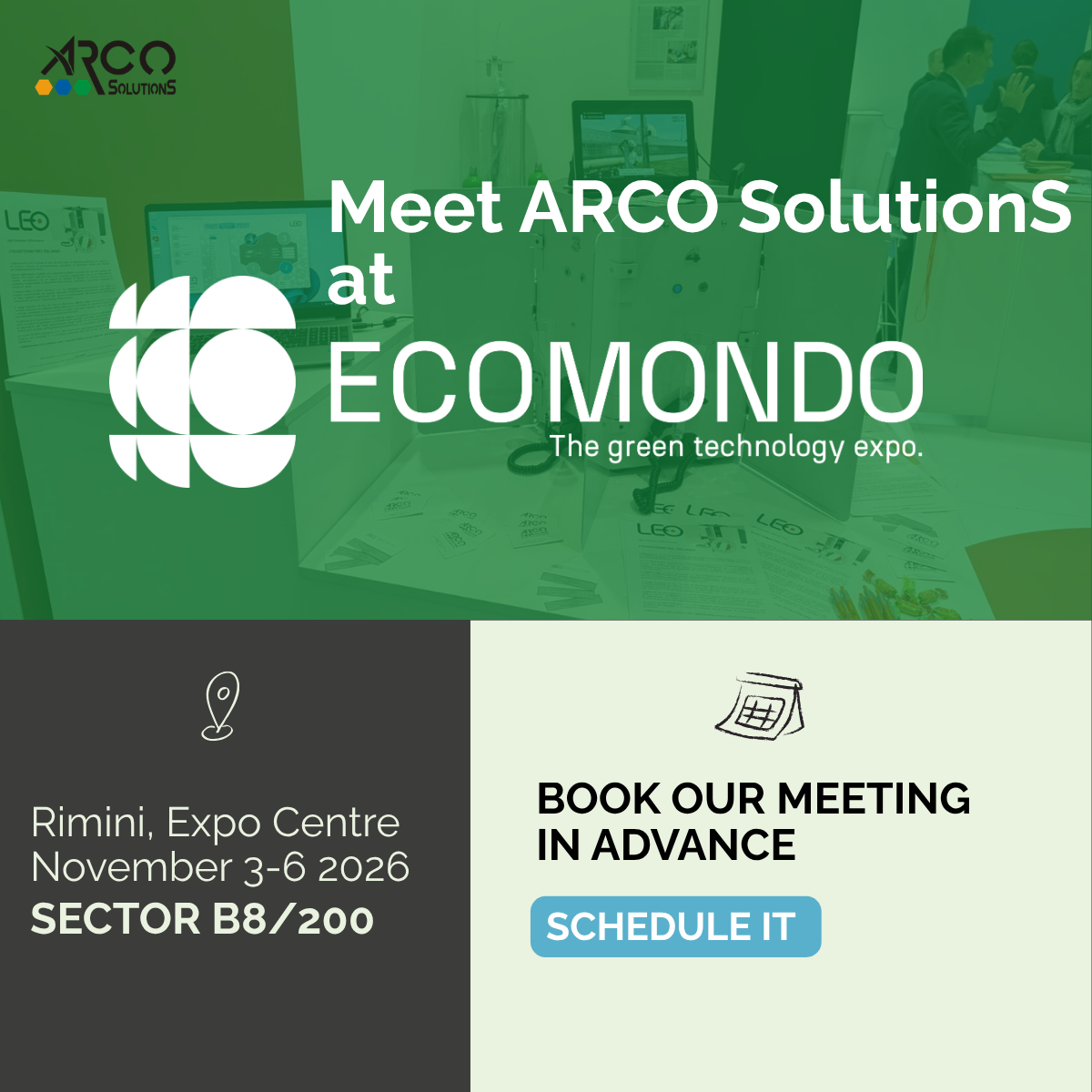 Prenota un appuntamento a Ecomondo 2026